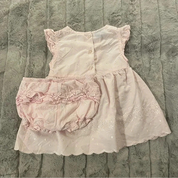Light Pink Eyelet Dress - Picture 4 of 7